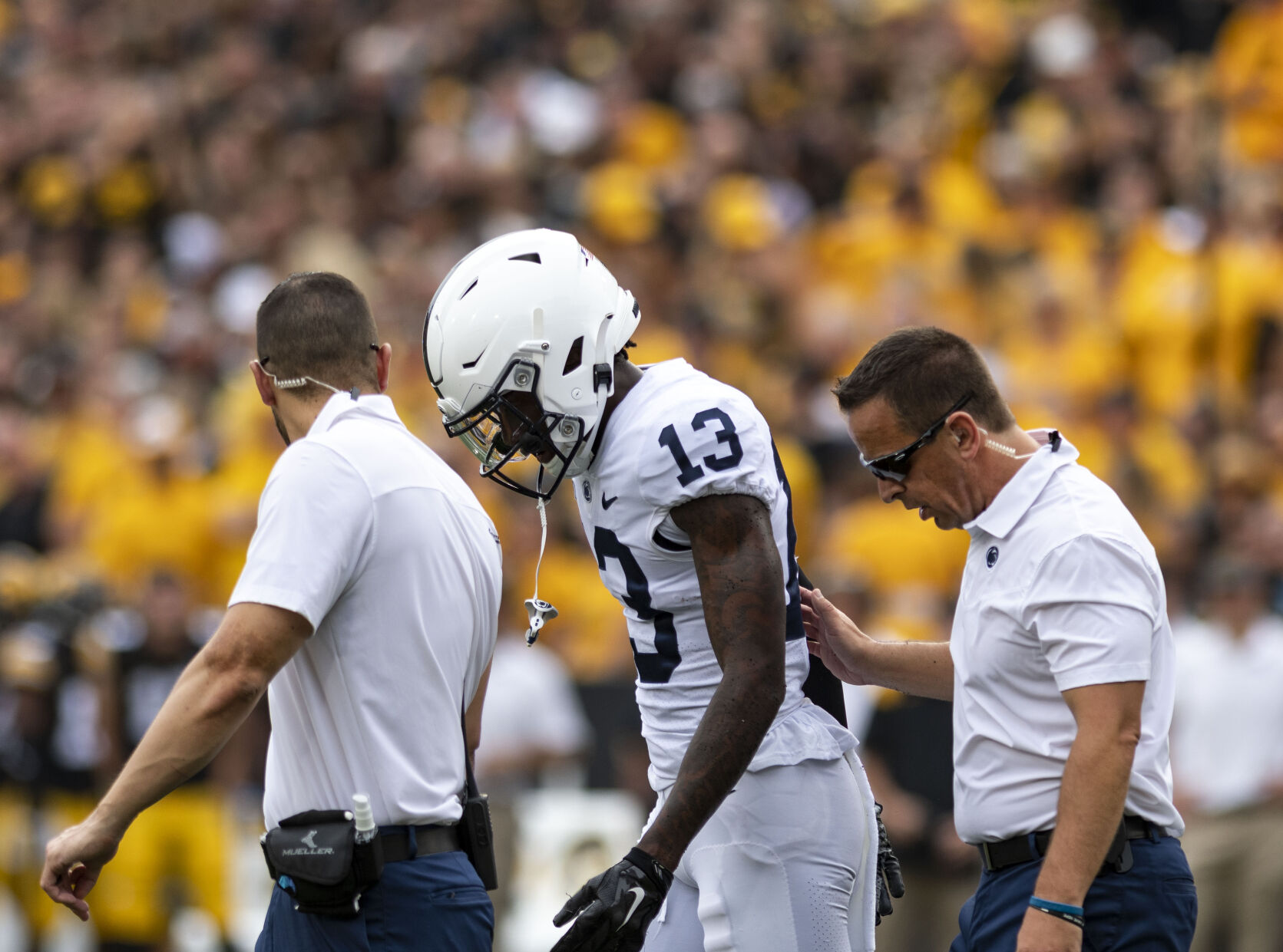 Penn State football vs. Iowa, Lambert-Smith (13) injury